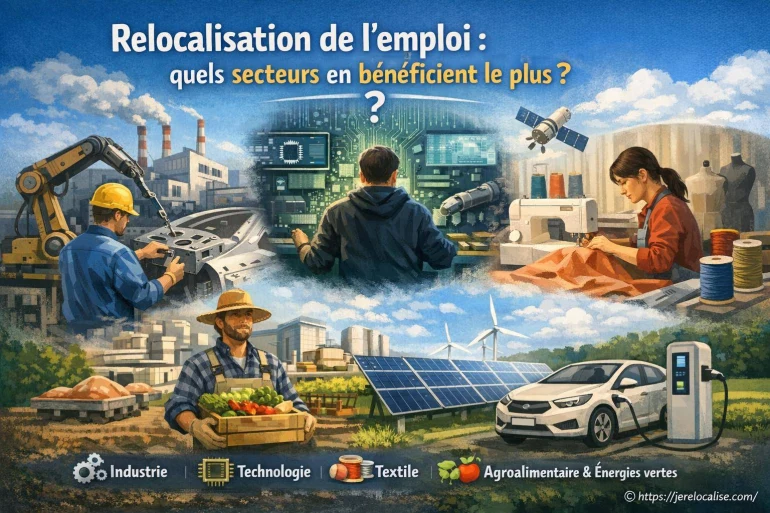 Relocalisation de l'emploi : quels secteurs profitent le plus de ce mouvement ?