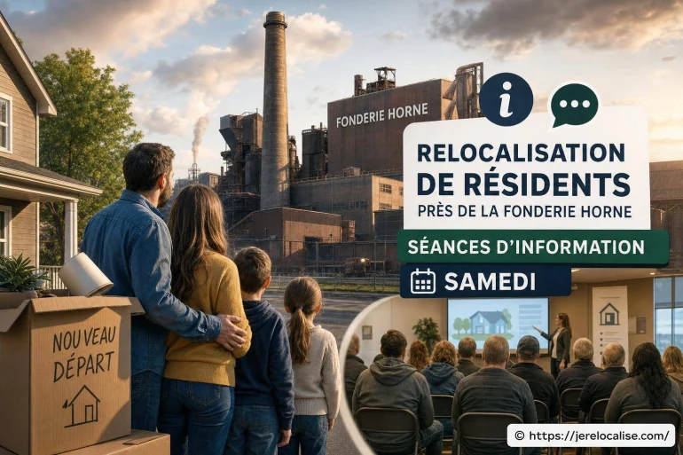 Relocalisation de résidents près de la Fonderie Horne : séances d’information samedi