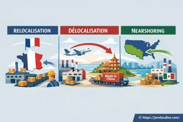 Différences entre relocalisation, délocalisation et nearshoring : que faut-il savoir ?
