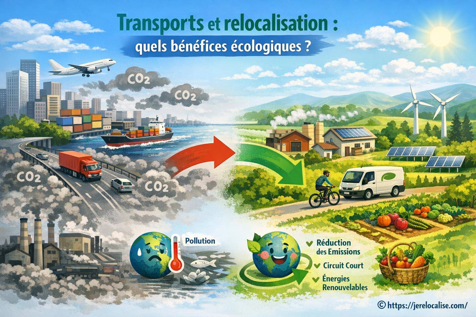 Transports et relocalisation : quels sont les bénéfices écologiques ?